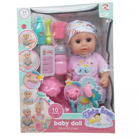 Пупс в рожевому