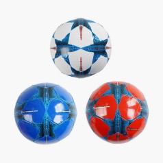 М'яч футбольний 3 кольори, розмір №5, матеріал PVC, 280 грамів, гумовий балон, мікс видів 