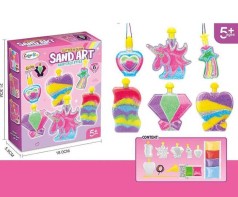 Набор для творчества  6 цветов, глитер, светится в темноте, инструменты, 6 бутылочек, в кор. 18*5*21 см /36/