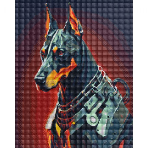 Алмазна мозаїка "Вірний страж" 40х50 см
