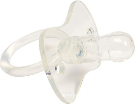 Пустушка силіконова кругла в контейнері 3 місяці