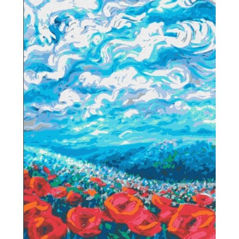 Набор для росписи "Зефирное небо" 40x50