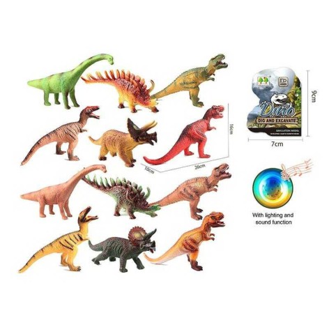 Динозавр музыкальный 12 видов
