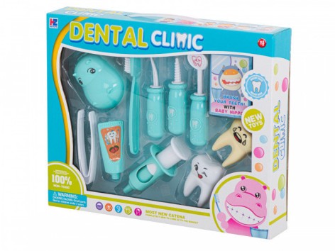 Ігровий набір Лікар стоматолог, Дитячі інструменти 34*3*5,5*27,2 см