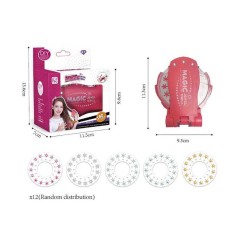 Украшения для волос машинка для приклеивания страз, 12 разновидностей страз, кор. 