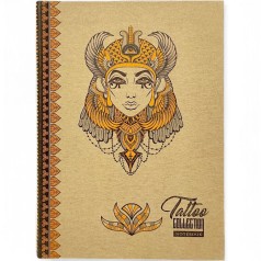 Блокнот крафт 15х20,5 см "Клеопатра"
