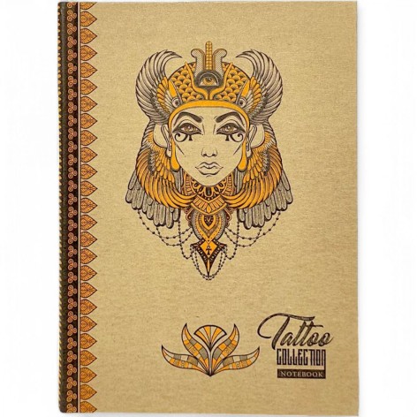 Блокнот крафт 15х20,5 см "Клеопатра"