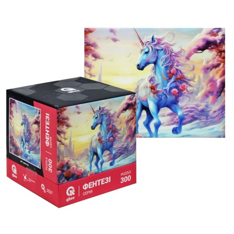 Пазли "Фентезі. Єдиноріг", 300 деталей