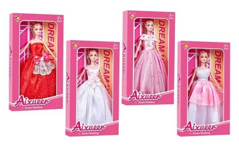 Лялька 4 види, у кор. 