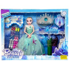 Кукла с гардеробом Холодное сердце (ЗЕЛЕНЫЙ)