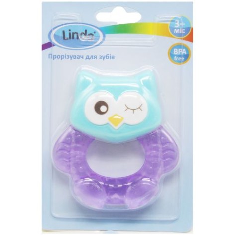 Прорезыватель "Сова", сиреневый
