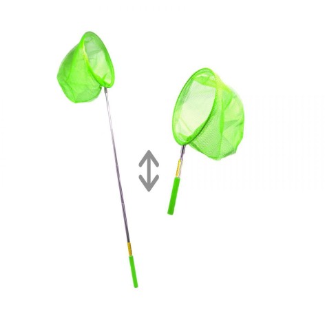 Складной, металлический сачок 85 см зеленый