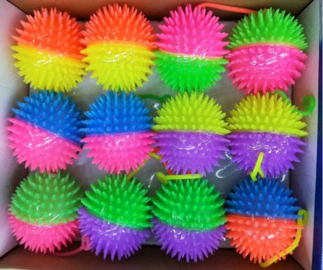 М'яч стрибун , підсвічування, пискавка, в кор. /24/288/12шт в кор.