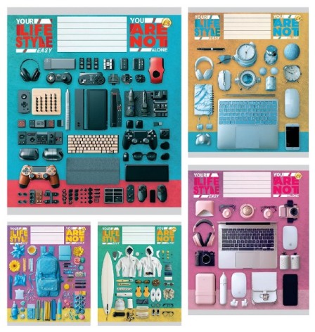 Зошит 60 арк.клітинка Тверда ТА51607 Стиль, 10/160  5к. ціна за 10 шт.