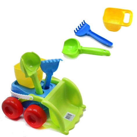 Машинка с песочным набором 