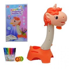 Проектор детский Жираф оранжевый