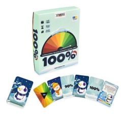 Настільна гра Strateg "100%" розважальна, українською мовою