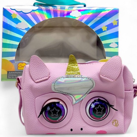 Сумочка интерактивная "Little Winking elf - Единорог", моргающая глазками, музыка