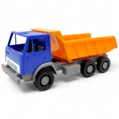 Машинка пластиковая Самосвал (синяя+оранжевая)