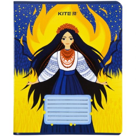 Тетрадь в клетку "Тихая ночь: Огонь", 48 листов