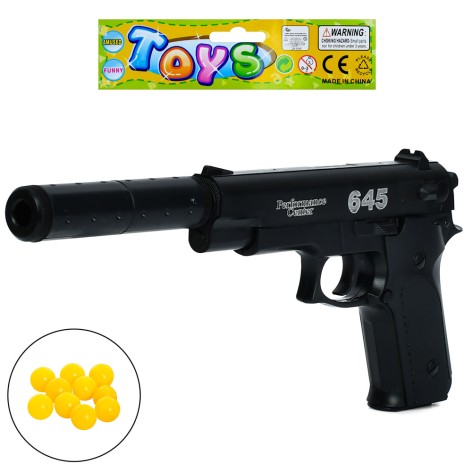 Пістолет 31см, пластикові кулі, у п/е 15-27-3см 