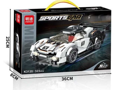 Конструктор 323 деталі, в кор. 36*25*8 см /36/