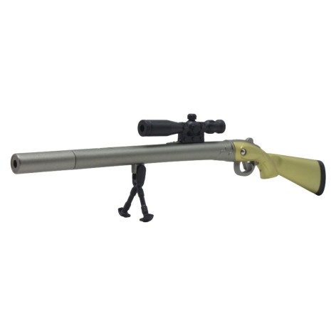 Рука гелева "Рушниця" 0,38мм, синя