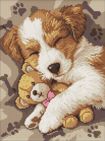 Набор с алмазной мозаикой на подрамнике 