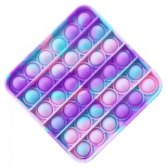Редкий Pop It (Поп Ит) квадрат «Цветная Феерия», игрушка антистресс 12,5*12,5 см