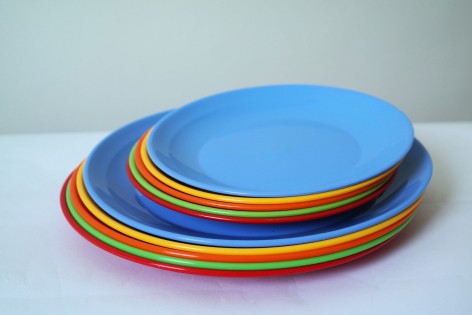 Тарілка 25см мікс