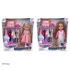 Кукла 35см W322007A1/D4 с нарядами и аксес.2в.кор.36*9*33 