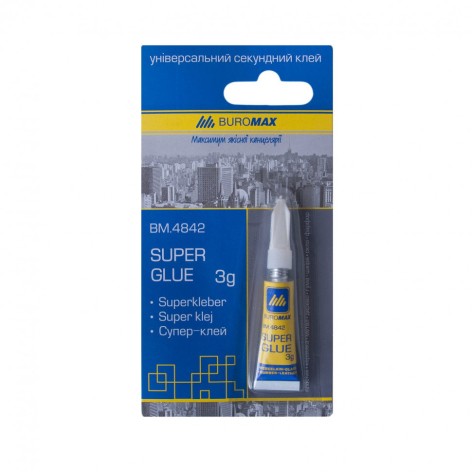 Супер-клей, 3 г по 4 шт.