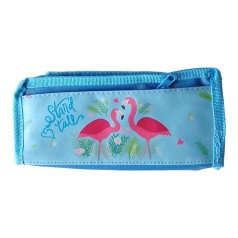 Пенал ФЛАМИНГО голубой
