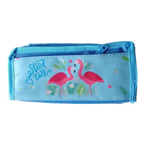Пенал ФЛАМИНГО голубой