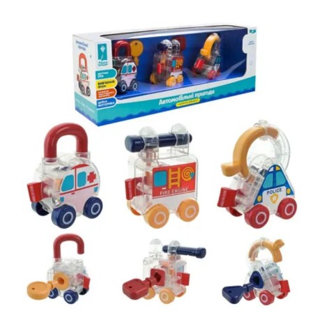 Есть видеообзор! Логическая игра с ключиками Страна игрушек "Автомобильные приключения" (PL-724-25)