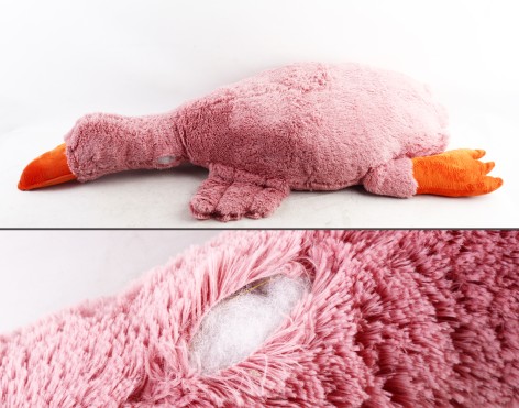 УЦЕНКА 30% Іграшка м'яконабивна ГУСАК ПУДРОВИЙ ГА-ГАЛАКТИЧНІ ОБІЙМИ (130см.), травка