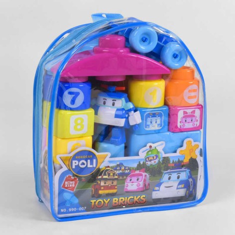 Конструктор 26 деталей, в сумке 23*20*10см 990-007