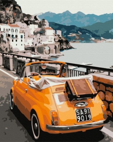 Картина за номерами: Ретро автомобіль 40*50