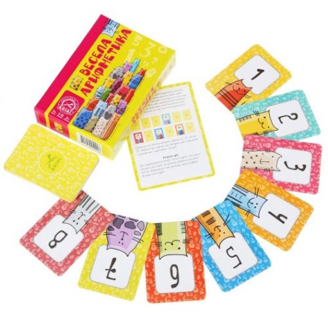 Настільна міні гра "Весела арифметика"