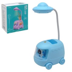 Настольная лампа Автобус НЛО м.BJJ118A голубой