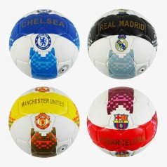 М'яч футбольний 4 види, вага 310-330 грамів, матеріал TPU, гумовий балон, розмір №5, МІКС 