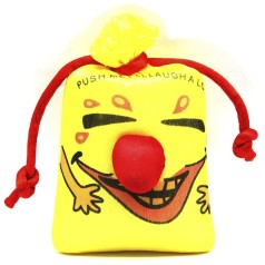 Мешок смеха с носиком; желтый