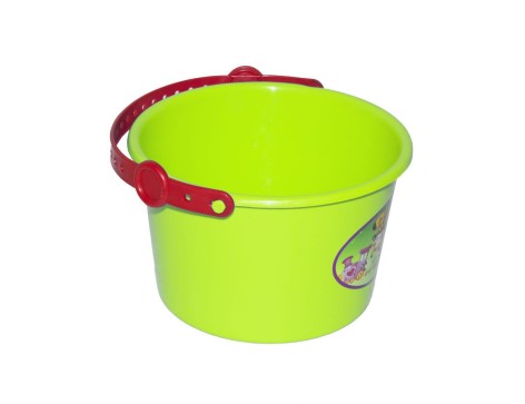 Ведро пластиковое зеленое.