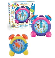 Музыкальный будильник английский язык, мелодии, звук, свет