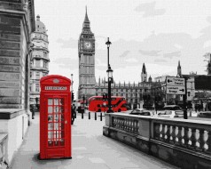Набор для росписи по номерам "Звонок из Лондона" (40х50см)