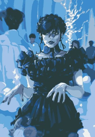 Набор для росписи "Танец Венздей" (28х40)