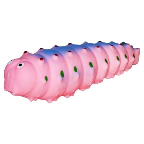 Антистресс гусеница мялка 15 см розовая