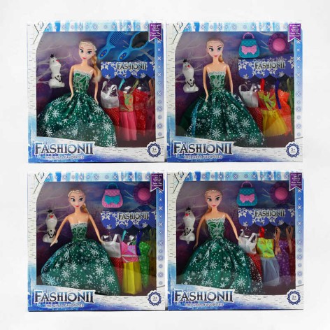 Лялька 4 види, герої, висота 28 см, одяг, аксесуари, гумова фігурка, в кор, мікс видів 