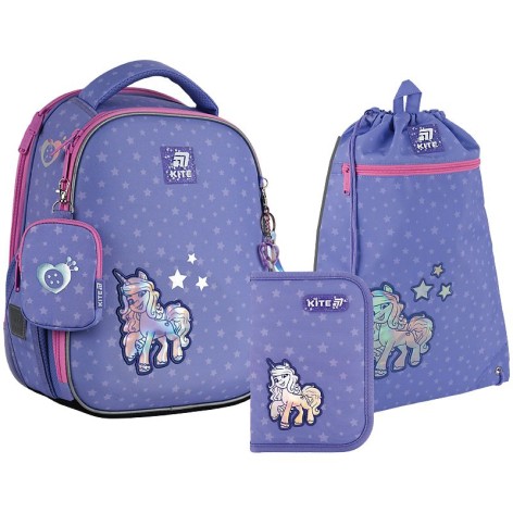 Набор рюкзак + пенал + сумка для обуви Kite 555 LP
