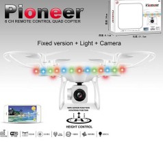 Радіокерований квадрокоптер акумулятор 3.7V, камера, світло, у кор. 